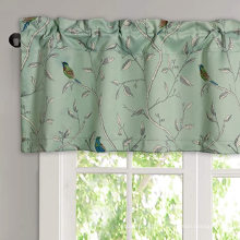 Bedroom Blackout Rod Pocket Top Window Curtain Valances